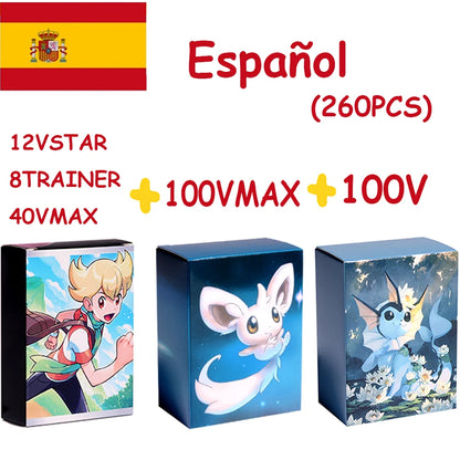 Spanish/French/Spanish Pokémon TCG: Silver Tempest Booster OBSIDIAM FLAMES  PARADOX RIFT Display Pokemon Cards Kids Toys