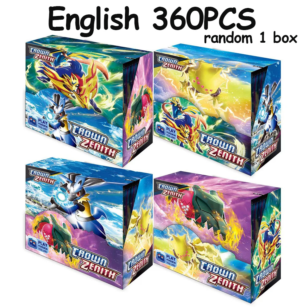 Spanish/French/Spanish Pokémon TCG: Silver Tempest Booster OBSIDIAM FLAMES  PARADOX RIFT Display Pokemon Cards Kids Toys