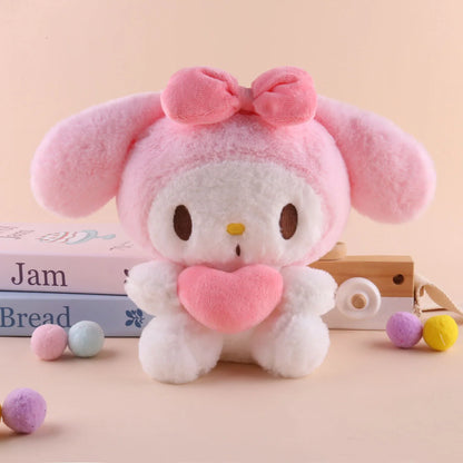 22cm Sanrio Hello Kitty & Kuromi Plush Pillow – Soft Stuffed Toy Gift
