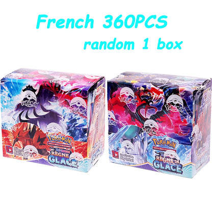 Spanish/French/Spanish Pokémon TCG: Silver Tempest Booster OBSIDIAM FLAMES  PARADOX RIFT Display Pokemon Cards Kids Toys