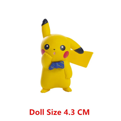Pokemon Pokeball With Cartoons Movie Anime Figure Pikachu Charmander Eevee Squirtle Vulpix Quality Pet Action Model Toys Gifts