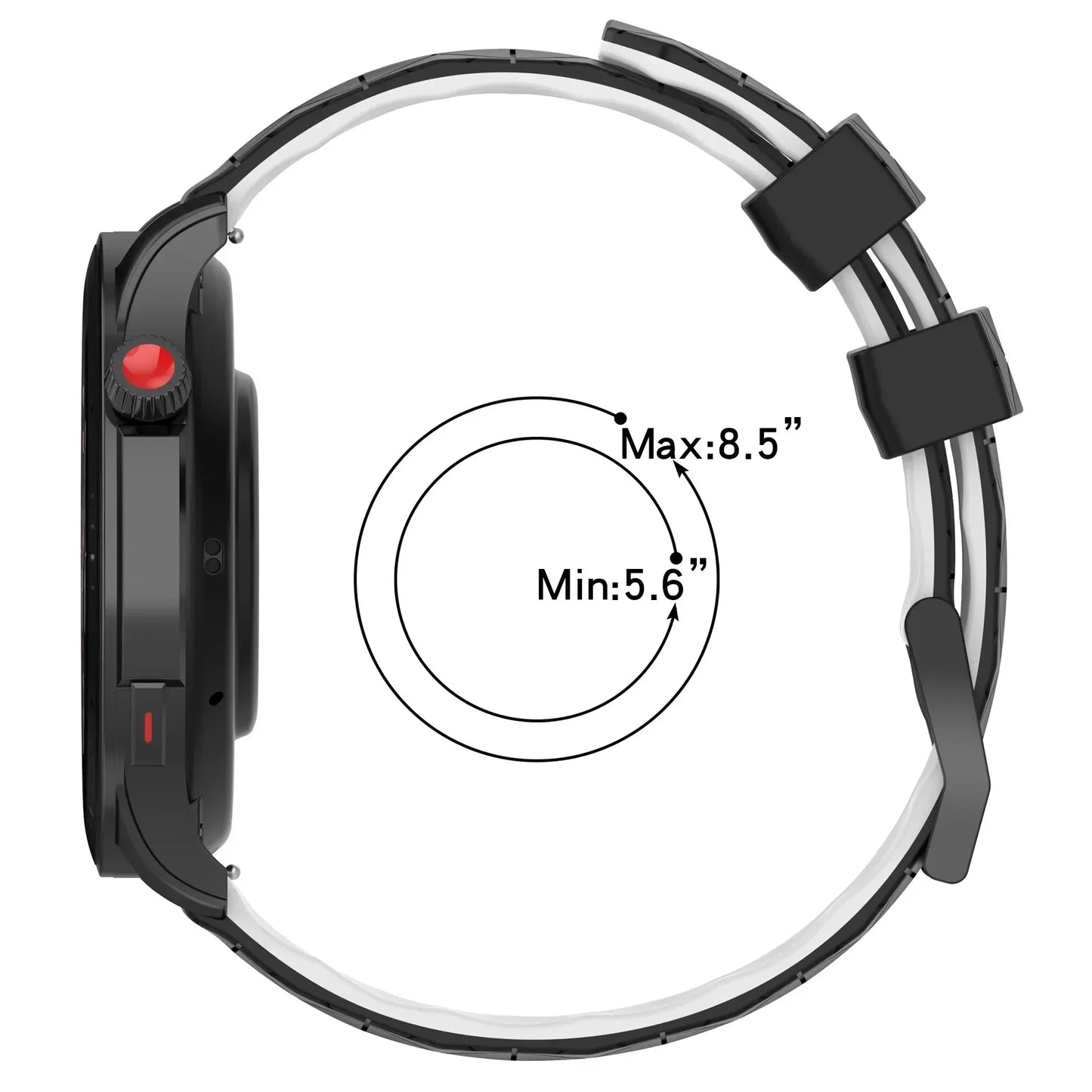 20mm 22mm Silicone Strap for Samsung Galaxy Watch 7/6/5/4 44/40mm 6 4Classic Gear S3 Universal Band Bracelet for Huawei GT3 4Pro