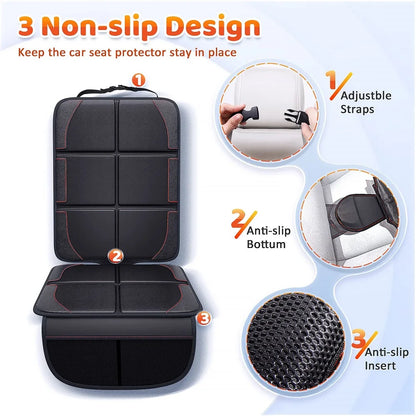 Universal Car Seat Protector for Kids – Rear Seat Cushion
