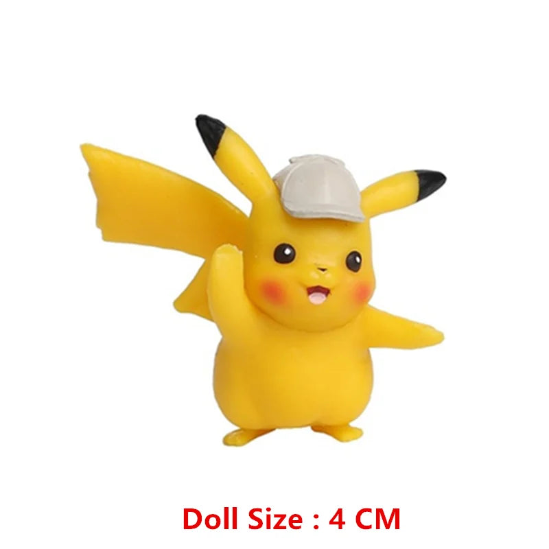 Pokemon Pokeball With Cartoons Movie Anime Figure Pikachu Charmander Eevee Squirtle Vulpix Quality Pet Action Model Toys Gifts