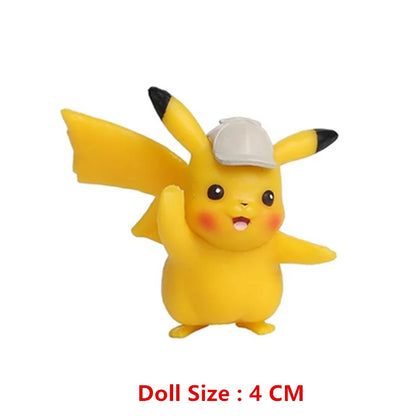 Pokemon Pokeball With Cartoons Movie Anime Figure Pikachu Charmander Eevee Squirtle Vulpix Quality Pet Action Model Toys Gifts