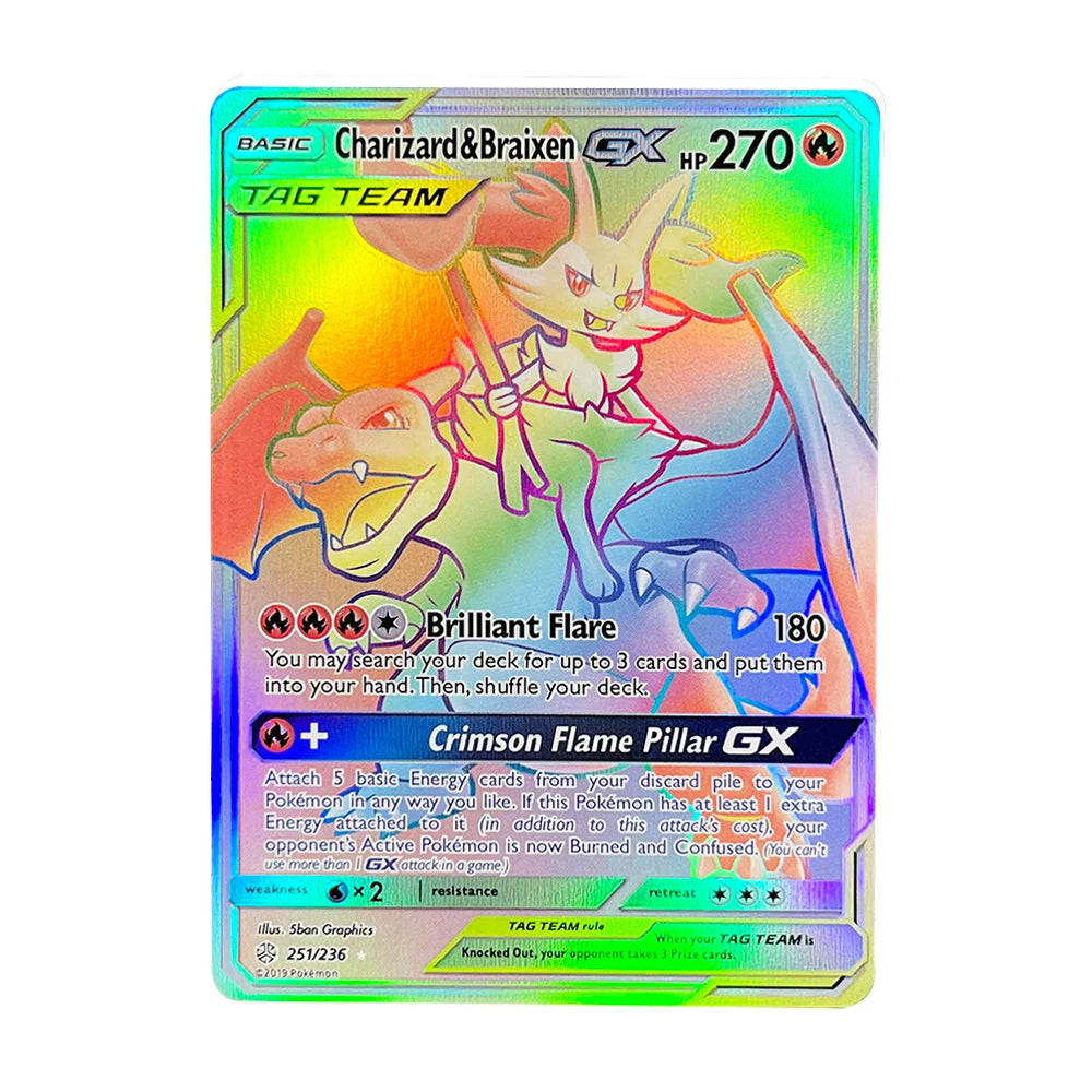 PKM Cards Holographic Charizard Ex GX Rainbow Blastoise VMAX Darkrai VSTAR Hobbies Rare Collection Battle Cards Toys Gifts