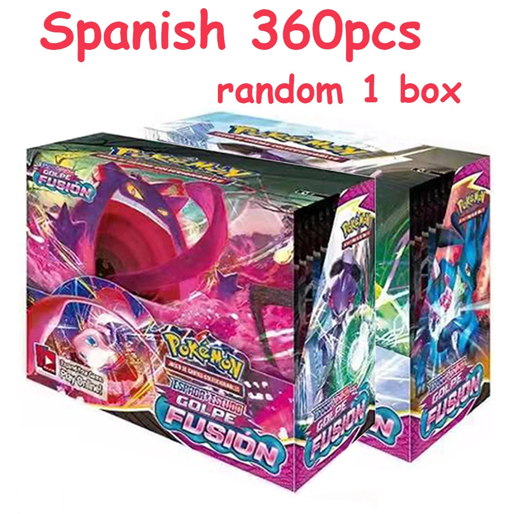 Spanish/French/Spanish Pokémon TCG: Silver Tempest Booster OBSIDIAM FLAMES  PARADOX RIFT Display Pokemon Cards Kids Toys