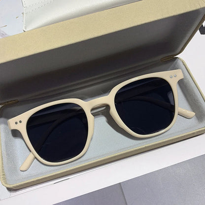 Vintage Square & Round Sunglasses – Unisex Luxury Retro Eyewear