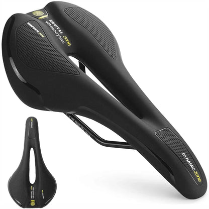 Hollow Gel Bicycle Saddle – Comfortable, Shock-Absorbing Seat for MTB, Road & Exercise Bikes