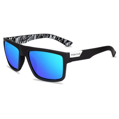 Vintage Square Sunglasses – Classic Men's Eyewear for Driving, Fishing & Travel