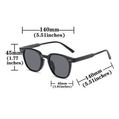 Vintage Square & Round Sunglasses – Unisex Luxury Retro Eyewear