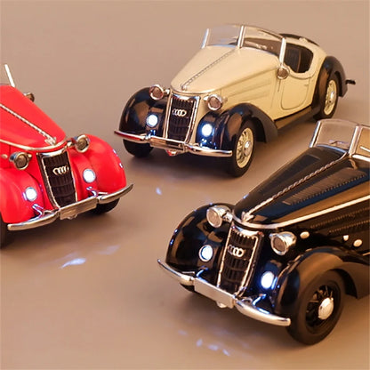 1:32 AUDI WANDERER W25K Classic Alloy Open Car Model Diecasts Metal Toy
