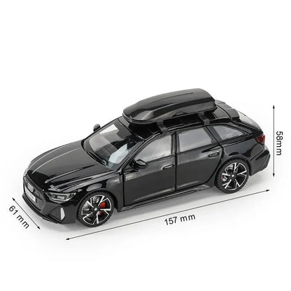 Black 1:32 RS6 Diecast Model Car – Realistic & Custom Gift for Kids