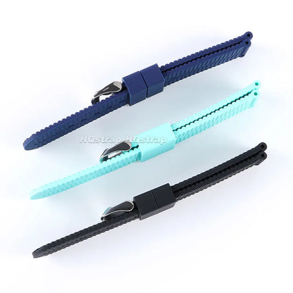 18mm 20mm 22mm Silicone Band Rubber Soft Strap for Rolex for Smartwatch Bracelet Waterproof Wristband Quick Release Watchbands