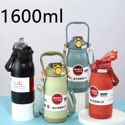 1800ML Large Capacity Stainless Steel Thermo Bottle Portable Thermos Vacuum Flasks Thermo Water Bottle Tumbler Thermoses Outdoor