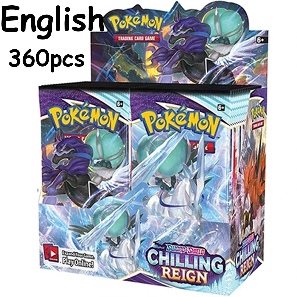 Spanish/French/Spanish Pokémon TCG: Silver Tempest Booster OBSIDIAM FLAMES  PARADOX RIFT Display Pokemon Cards Kids Toys