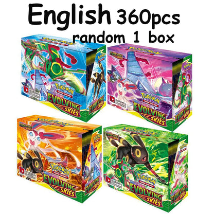Spanish/French/Spanish Pokémon TCG: Silver Tempest Booster OBSIDIAM FLAMES  PARADOX RIFT Display Pokemon Cards Kids Toys