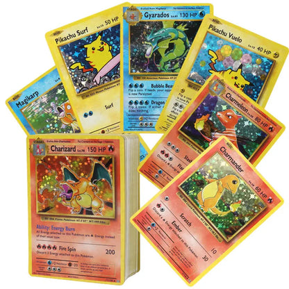 New Holographic Pokemon Cards Scarlet Violet 80Vmax 20EX English Letter Pokemon trading card Kids Gift