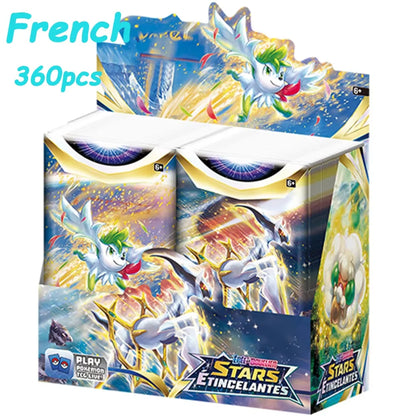 Spanish/French/Spanish Pokémon TCG: Silver Tempest Booster OBSIDIAM FLAMES  PARADOX RIFT Display Pokemon Cards Kids Toys