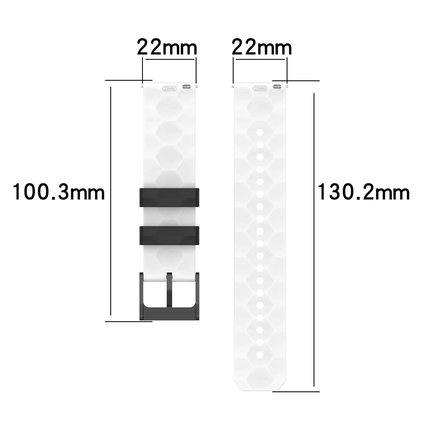 20mm 22mm Silicone Strap for Samsung Galaxy Watch 7/6/5/4 44/40mm 6 4Classic Gear S3 Universal Band Bracelet for Huawei GT3 4Pro