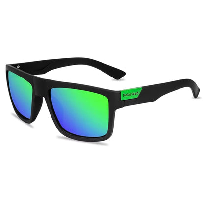 Vintage Square Sunglasses – Classic Men's Eyewear for Driving, Fishing & Travel