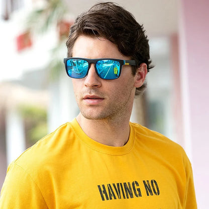 UV400 Large Frame Sunglasses – Stylish Tawny Driving Shades for Men & Women