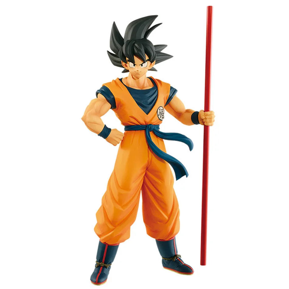 In Stock Dragon Ball Son Goku Super Saiyan Anime Figure 22cm Goku DBZ Action Figural Model Gift Collectible Figurine for Kid Toy