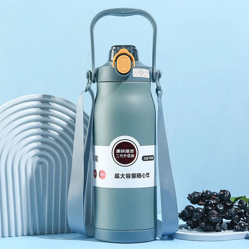 1800ML Large Capacity Stainless Steel Thermo Bottle Portable Thermos Vacuum Flasks Thermo Water Bottle Tumbler Thermoses Outdoor