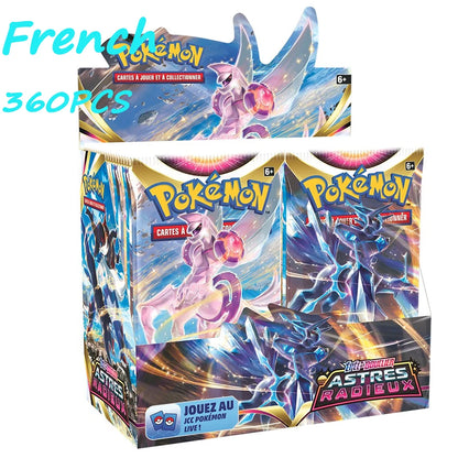 Spanish/French/Spanish Pokémon TCG: Silver Tempest Booster OBSIDIAM FLAMES  PARADOX RIFT Display Pokemon Cards Kids Toys