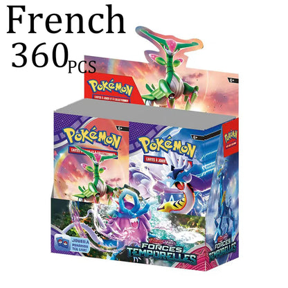 Spanish/French/Spanish Pokémon TCG: Silver Tempest Booster OBSIDIAM FLAMES  PARADOX RIFT Display Pokemon Cards Kids Toys
