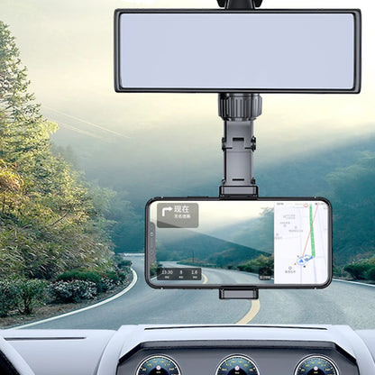 Olaf 360° Rearview Mirror Phone Holder – Multifunctional Car & Desk Stand