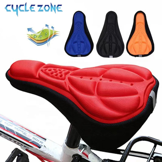 3D Soft Breathable Bicycle Seat Cover – Thick Cushion for MTB & Road Bikes