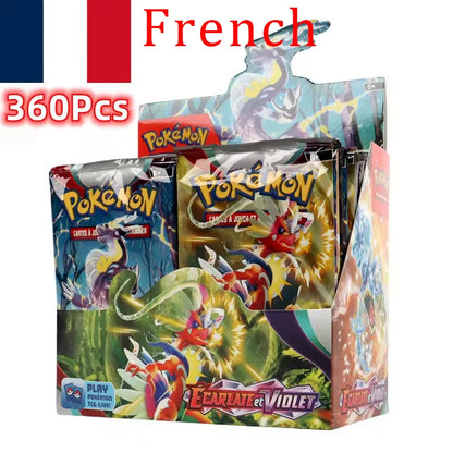 Spanish/French/Spanish Pokémon TCG: Silver Tempest Booster OBSIDIAM FLAMES  PARADOX RIFT Display Pokemon Cards Kids Toys