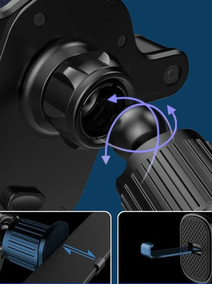 Gravity Car Phone Holder – Air Vent Hook Mount for iPhone & Android