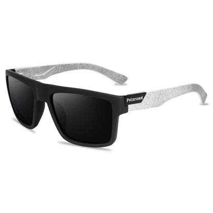 Vintage Square Sunglasses – Classic Men's Eyewear for Driving, Fishing & Travel