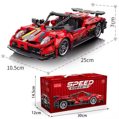 451PCS City Speed Car Building Blocks – Luxury Racing Vehicle Toy