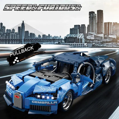 451PCS City Speed Car Building Blocks – Luxury Racing Vehicle Toy