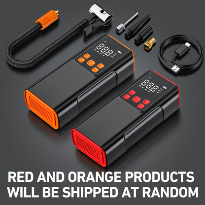 Tire Inflator Portable Air Compressor - 150PSI Air Compressor with Tire Pressure Gauge, LED Light, High-capacity And 3X Faster Portable Air Pump Suitable for Cars, Bikes & Motorcycle Tires, Balla